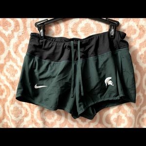 Michigan state Nike shorts